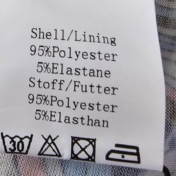 Jack Smith Skort NWT Pockets, Soft Knit, Mesh Lining, Multicolor & Black Sz S - Picture 8 of 12